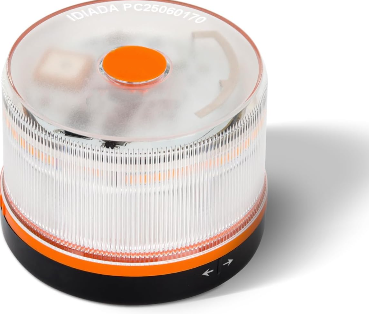 🚨Último modelo🚨 Luz de Emergencia V16 DGT 3.0 – Aprobada 2026, Magnética IP54 – Cumple con la Normativa 2026.