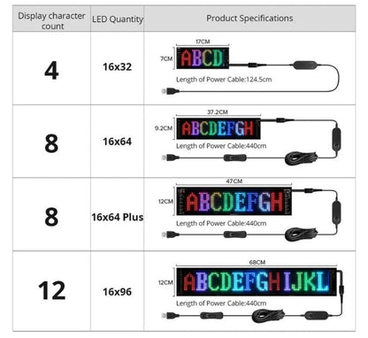 Car LED Display