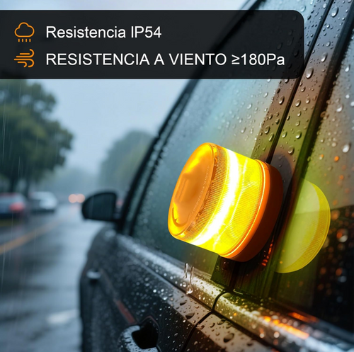 🚨Último modelo🚨 Luz de Emergencia V16 DGT 3.0 – Aprobada 2026, Magnética IP54 – Cumple con la Normativa 2026.