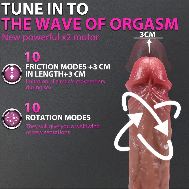 🔥New on sale 2025 💞 5 Thrusting&10 Vibrating Modes-G-spot vibrator（Free Worldwide Shipping）