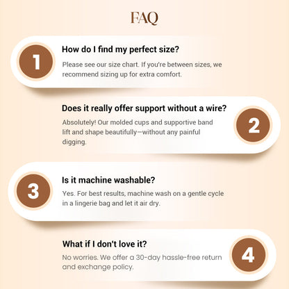 💕Jelly Wireless Comfort Deep V Bra – Seamless Everyday Bralette