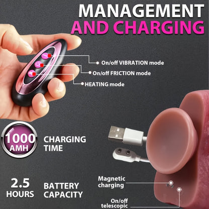 🔥New on sale 2025 💞 5 Thrusting&10 Vibrating Modes-G-spot vibrator（Free Worldwide Shipping）