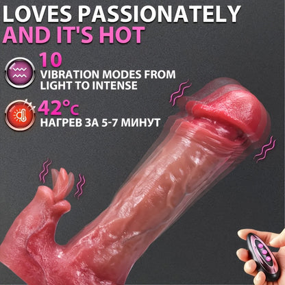 🔥New on sale 2025 💞 5 Thrusting&10 Vibrating Modes-G-spot vibrator（Free Worldwide Shipping）